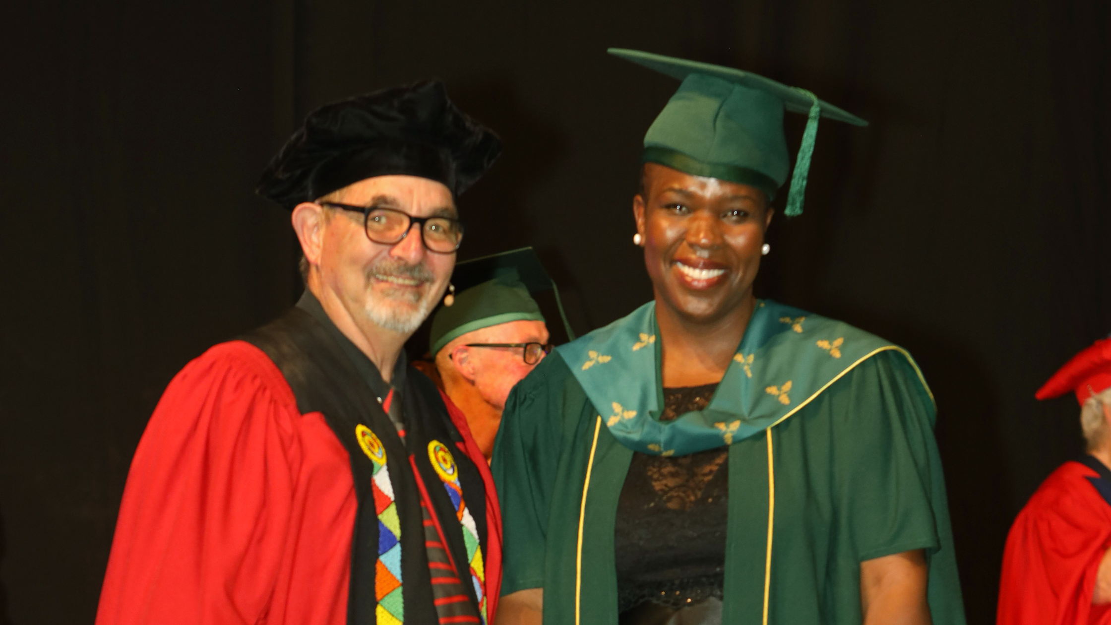 Jon Foster-Pedley and Lyneth Zungu