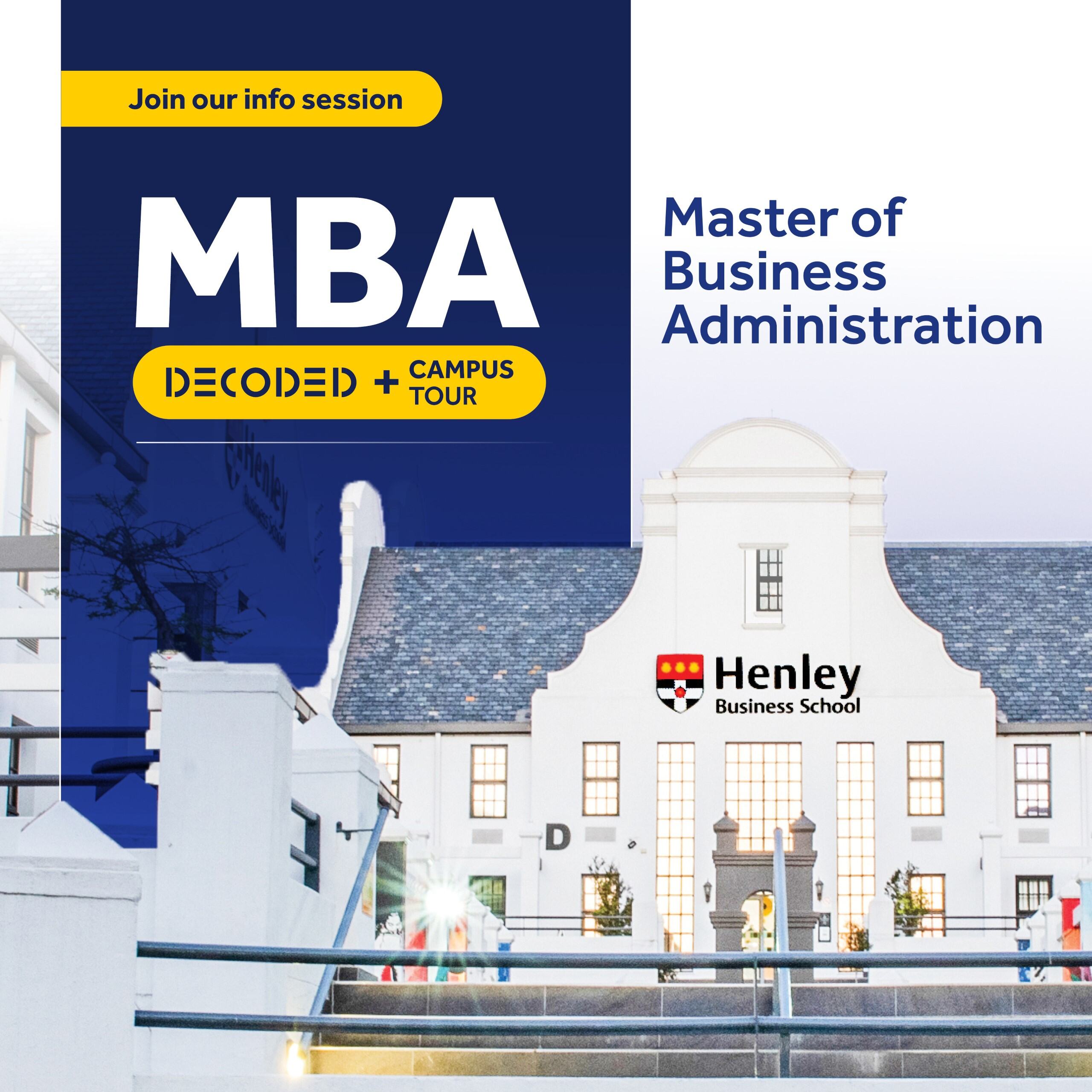 MBA Decoded Session +  Campus Tour