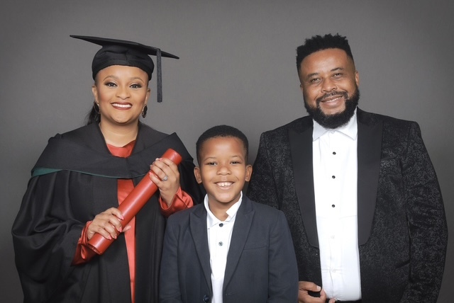 Gloria Sokhela and family