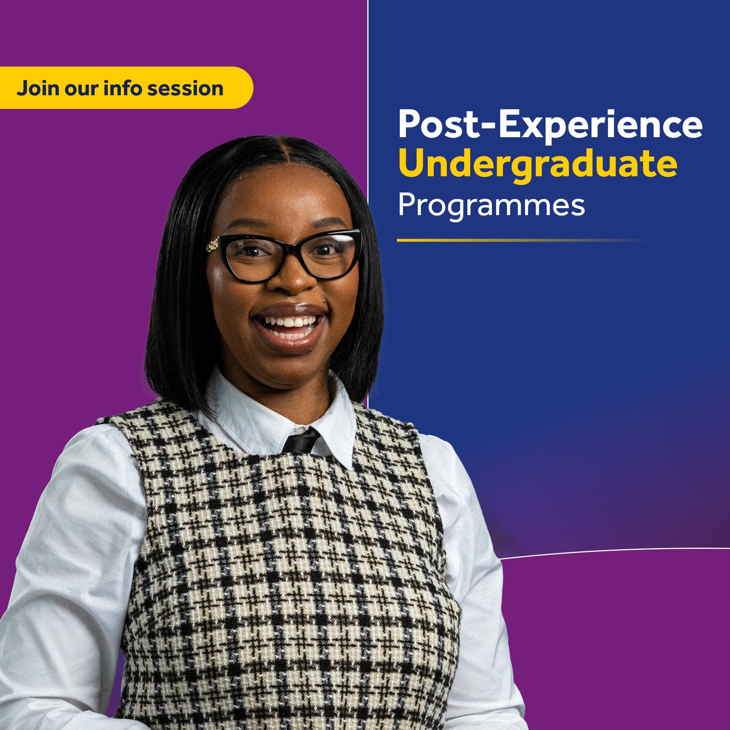 Post-Experience Undergraduate Info Session